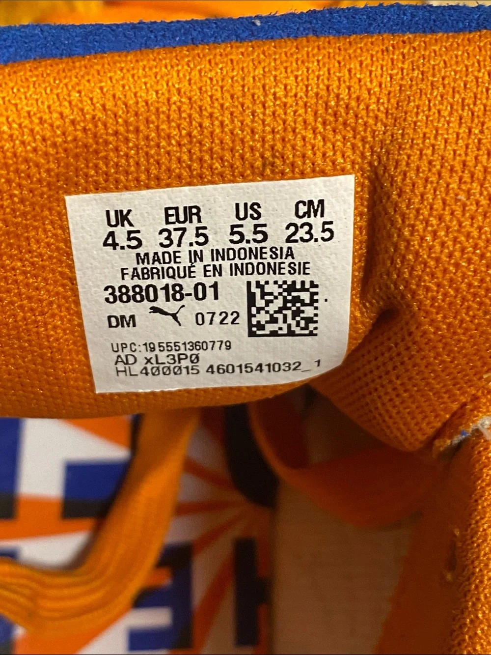 PUMA x Kellogg’s Frosted Flakes Seude Tony the Tiger 70th Anniversary Shoes 5.5